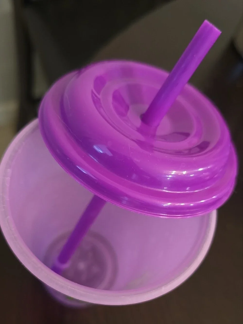 Anna Purple 'Trick or Treat' Party Tumbler with Lid & Straw